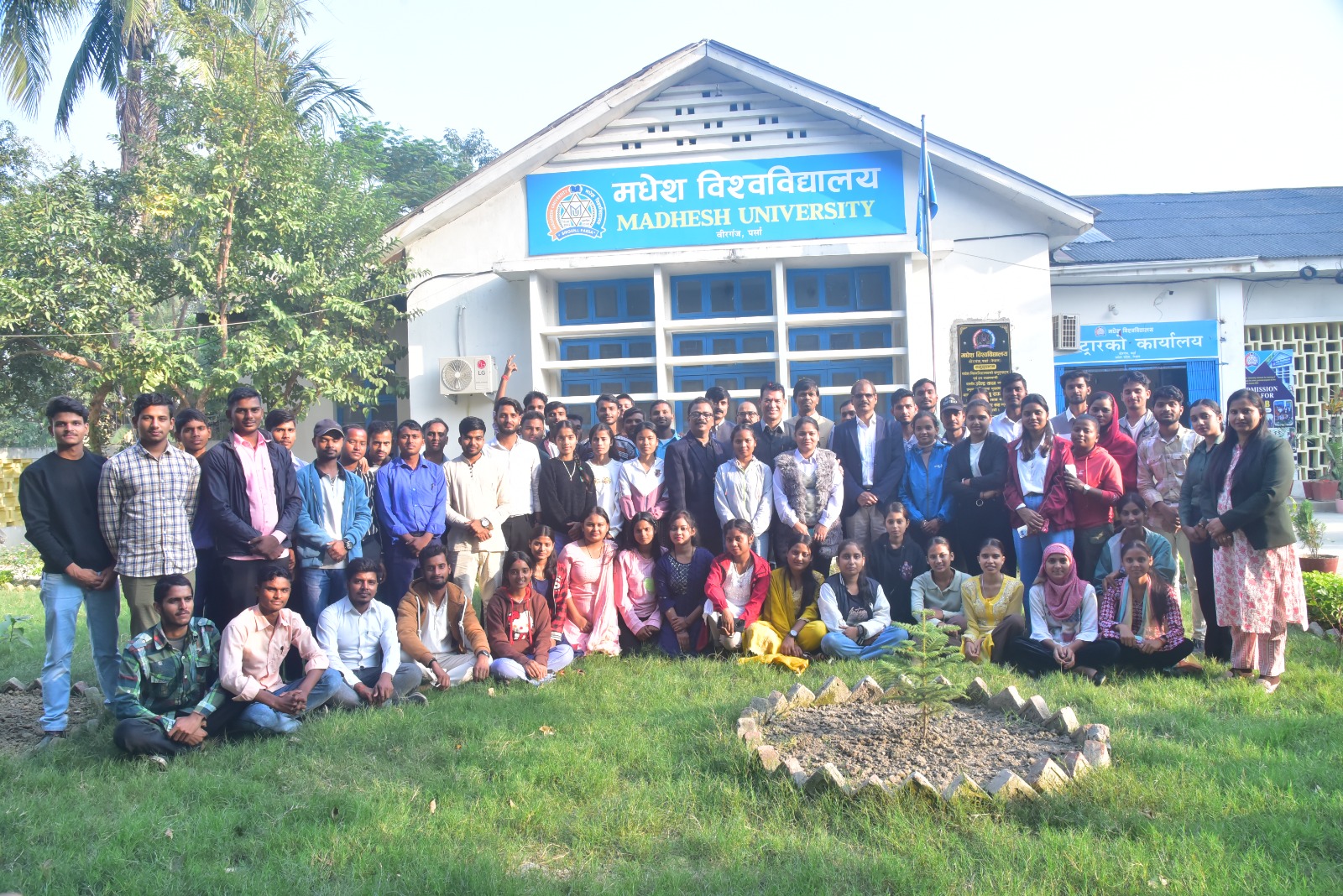 Inauguration of  India Corner at the Madhesh University, Birgunj