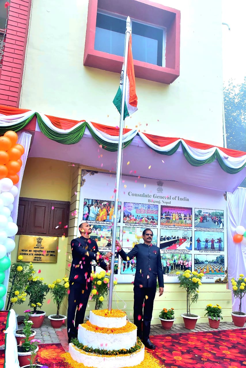 Republic Day celebrations at Consulate General of India, Birgunj (Nepal)