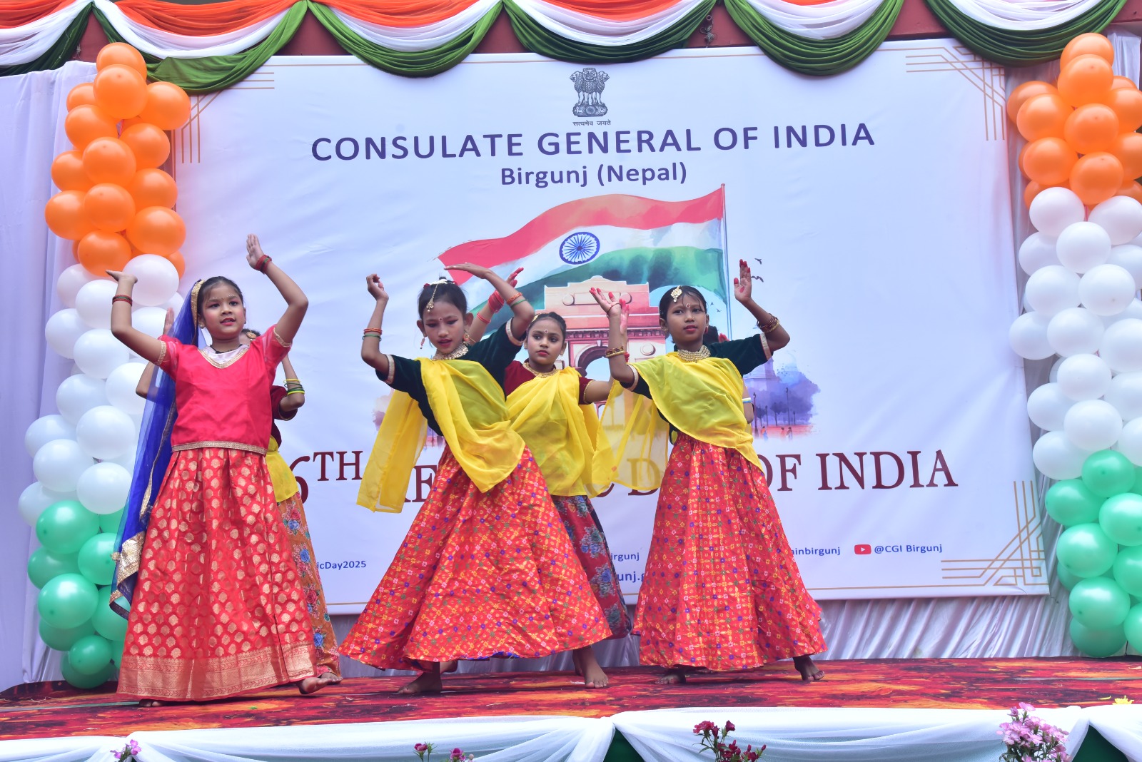 Republic Day celebrations at Consulate General of India, Birgunj (Nepal)