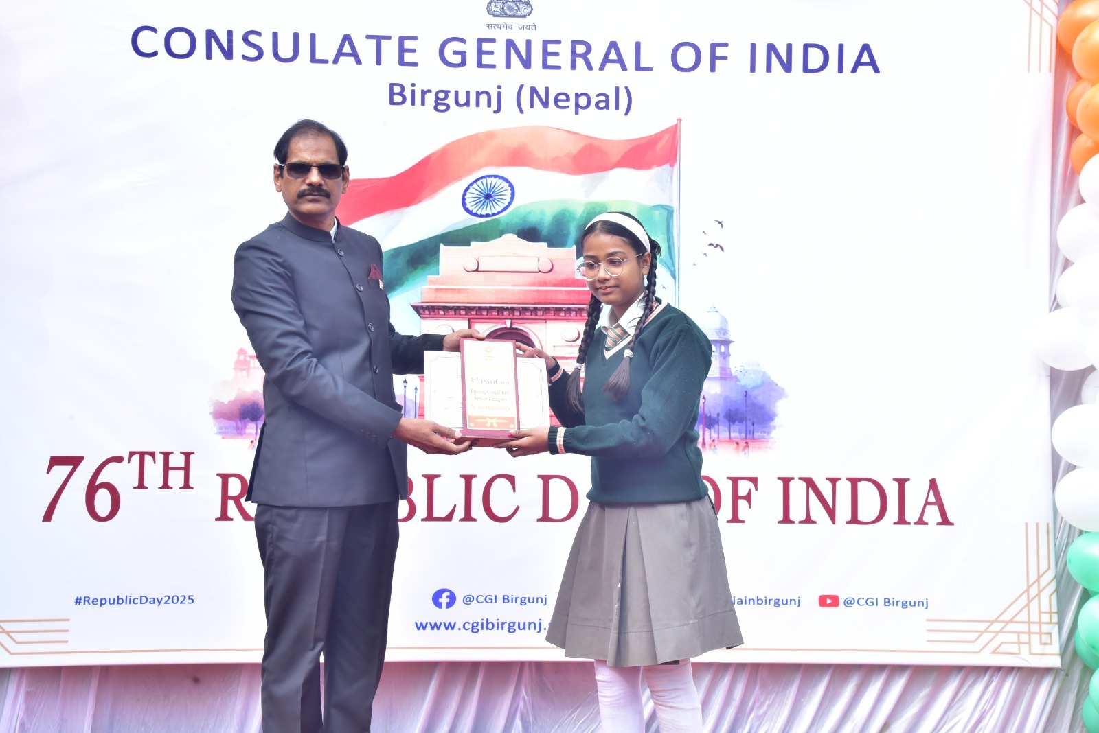 Republic Day celebrations at Consulate General of India, Birgunj (Nepal)