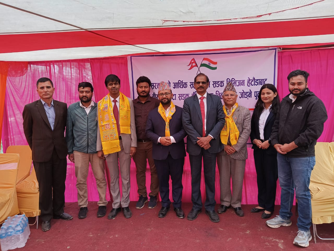 Inauguration of Bridge at Bhaluhi- Bharwaliya-8 over Bangari River in Bara district, reg