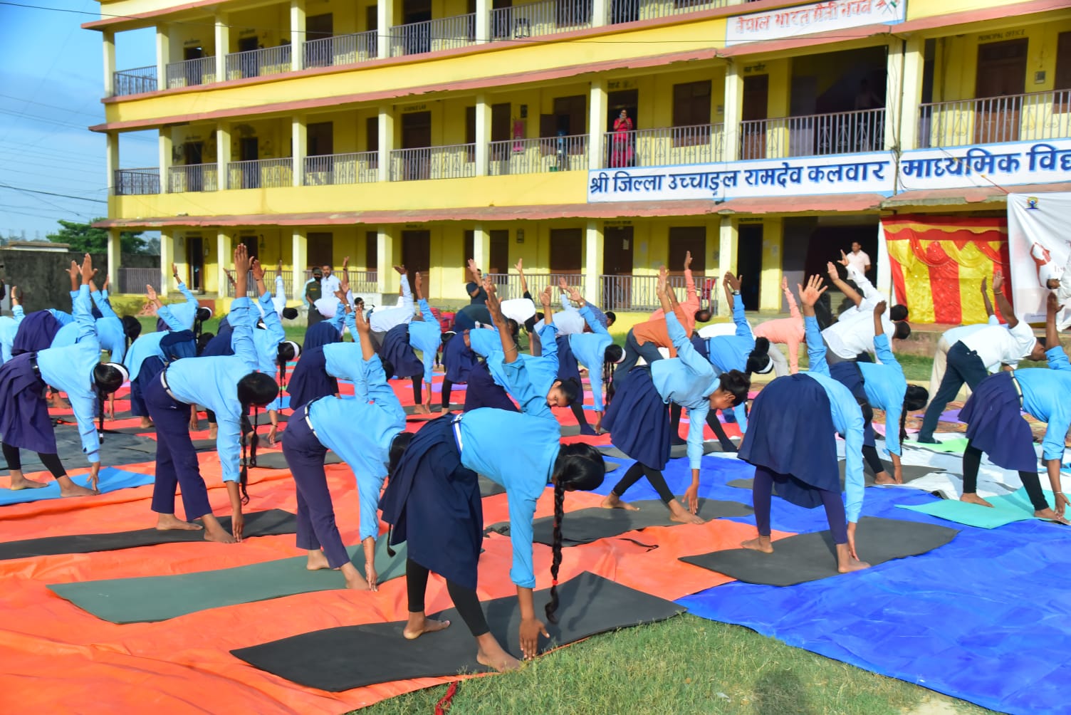 Curtain Raiser event to mark the countdown to the International Day of Yoga
