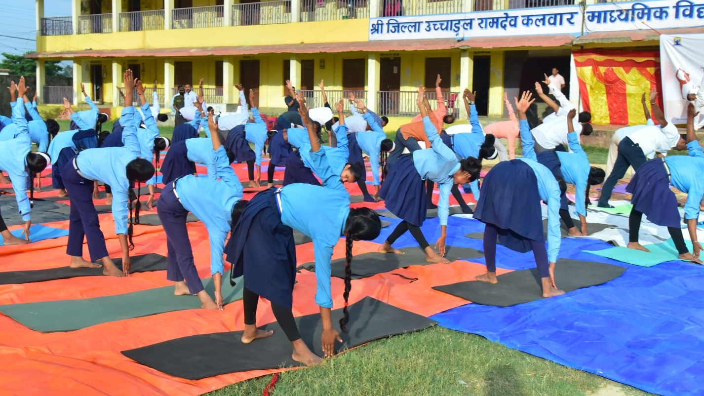 Curtain Raiser event to mark the countdown to the International Day of Yoga