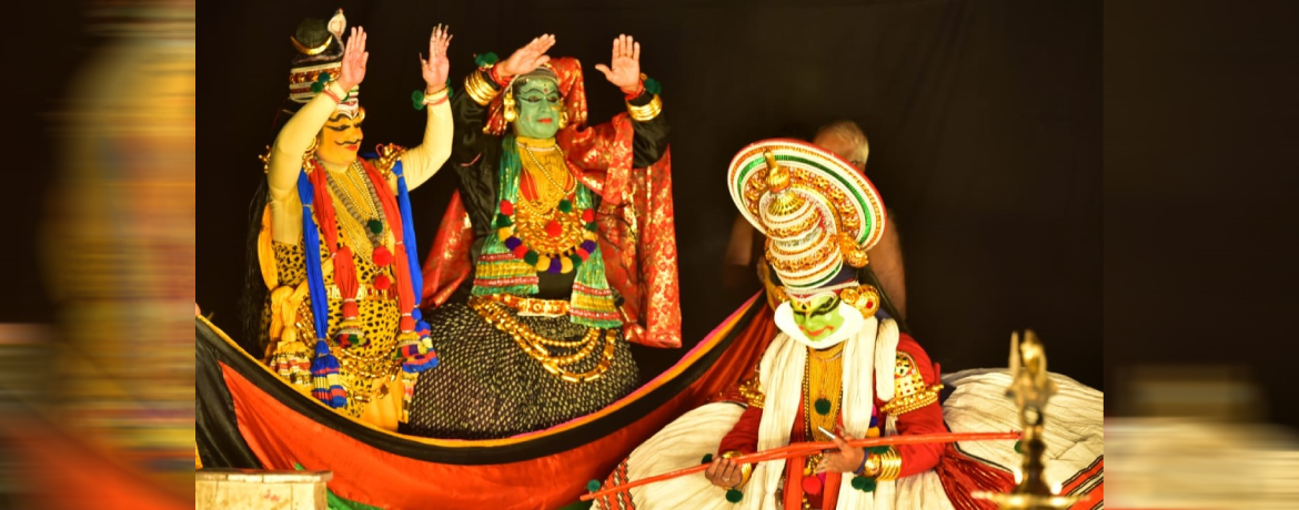 Kathakli Dance performance by Kalamandalam Ramankutty and Group- an ICCR sponsored Troupe at Birgunj