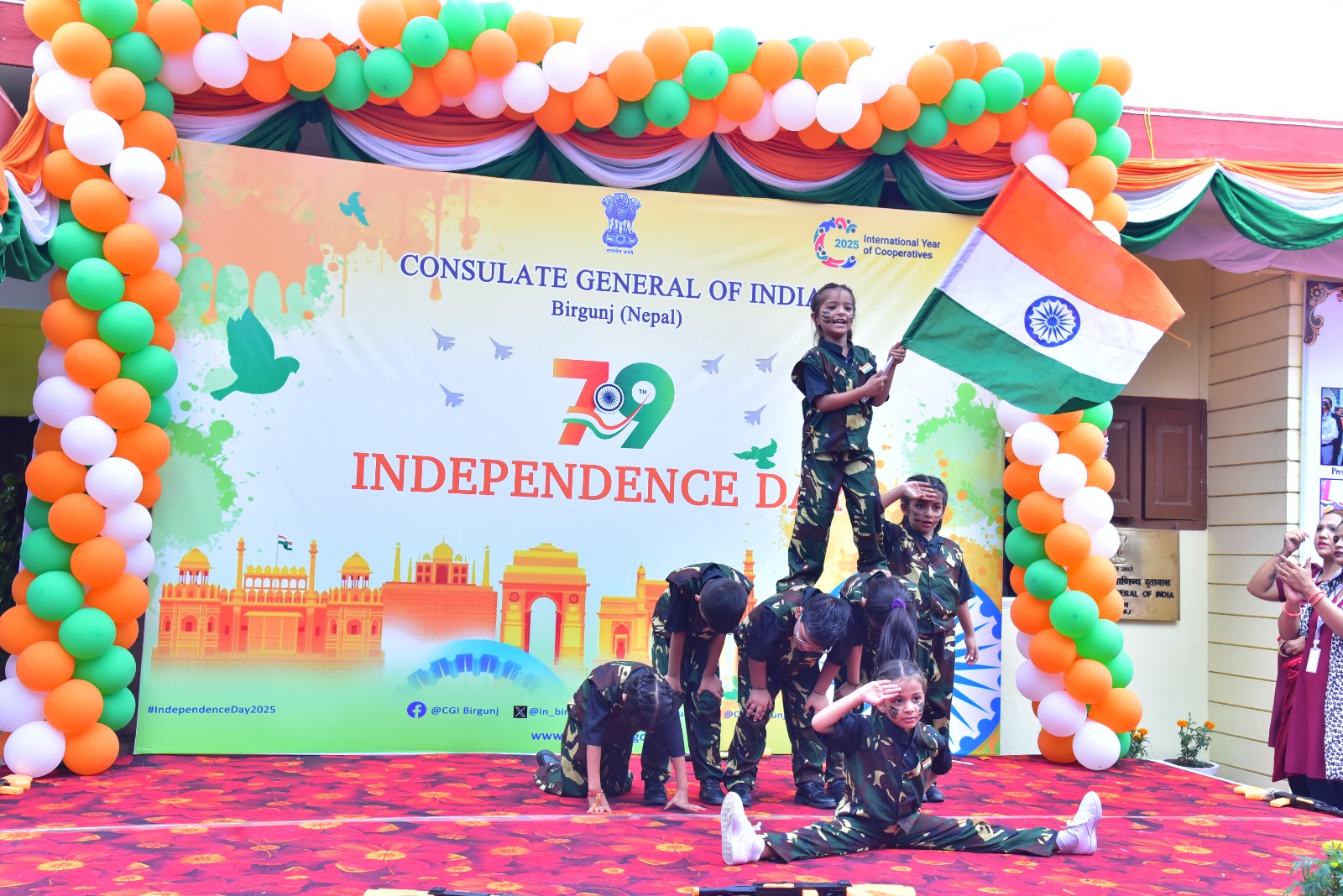 Celebrations of 79th Independence Day of India at CGI, Birgunj