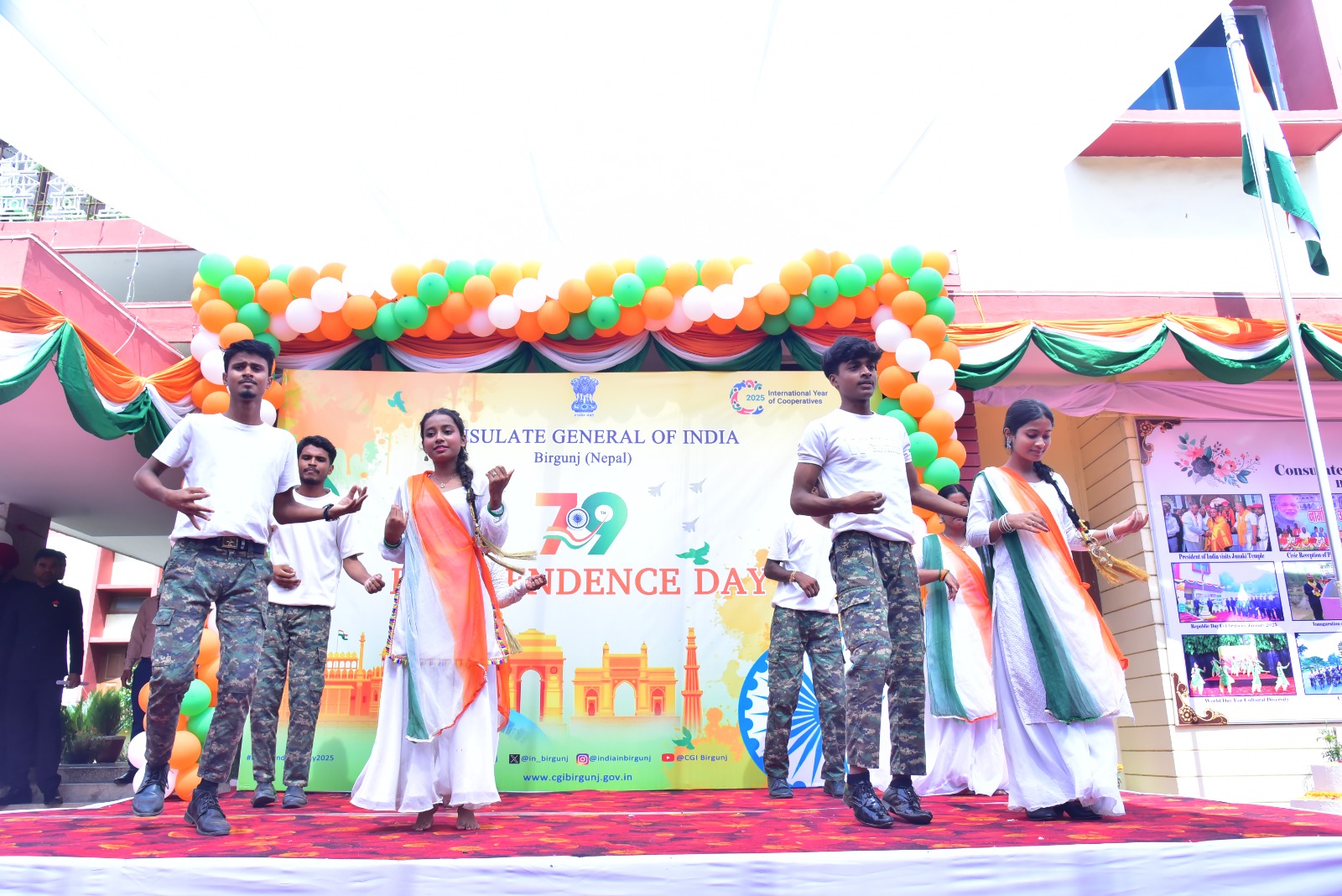 Celebrations of 79th Independence Day of India at CGI, Birgunj